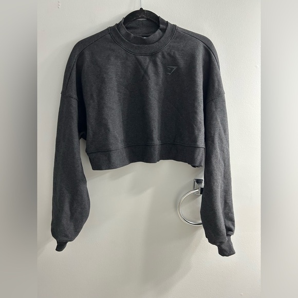 Gymshark Rest Day Sweats Cropped Pullover - Picture 7 of 8